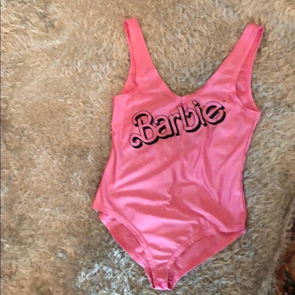 Barbie pink swimsuit